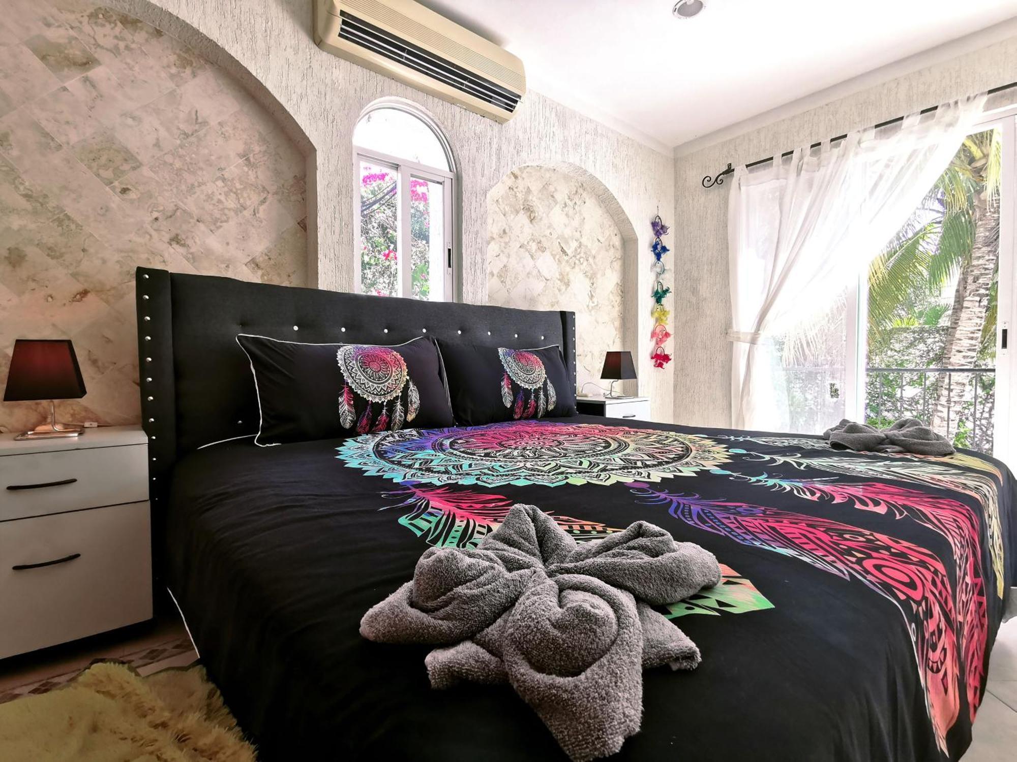 Beautiful & Cozy Near Beach Apartment Pool & Kingsize Bed Cancún Chambre photo