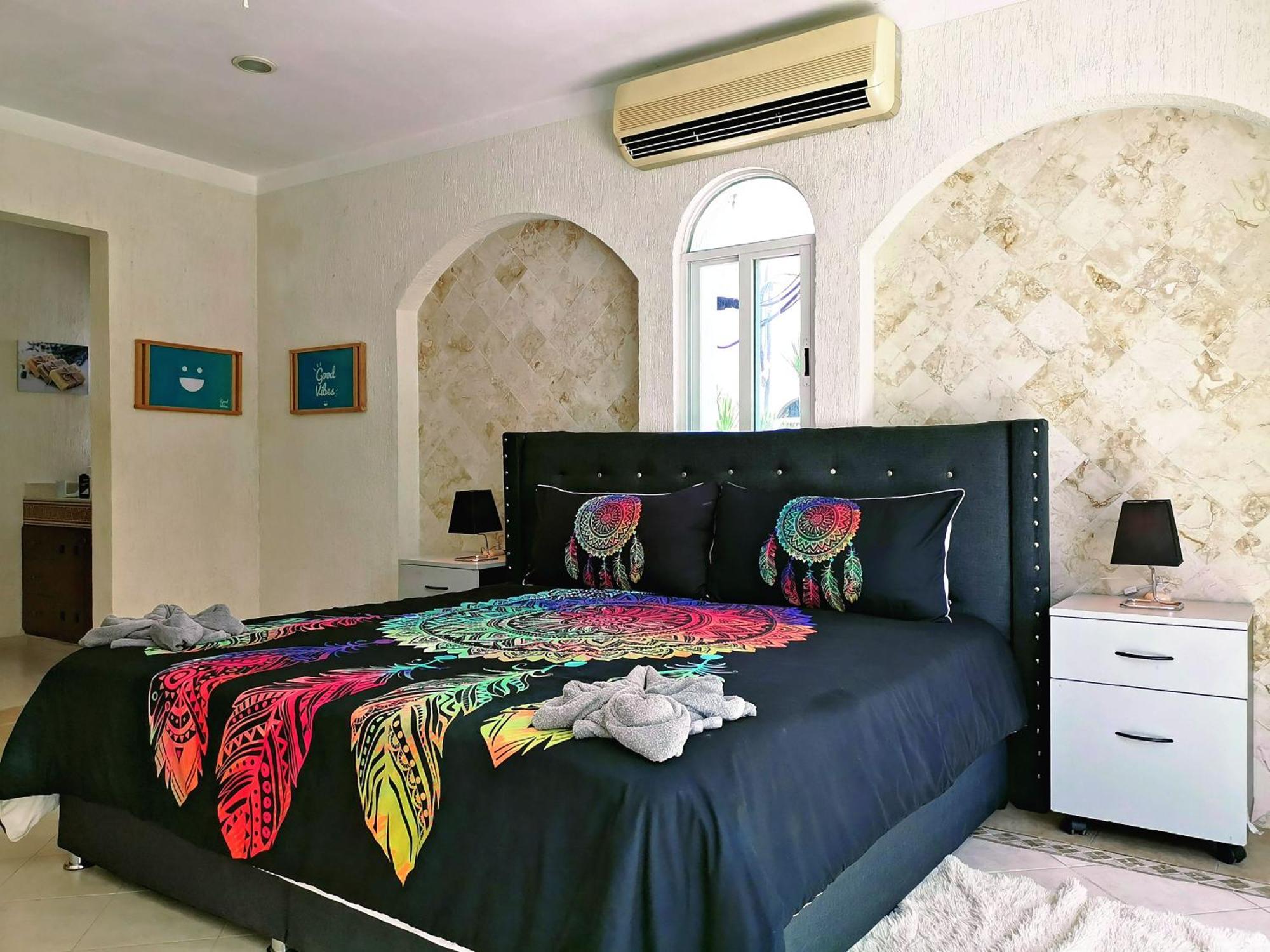 Beautiful & Cozy Near Beach Apartment Pool & Kingsize Bed Cancún Chambre photo